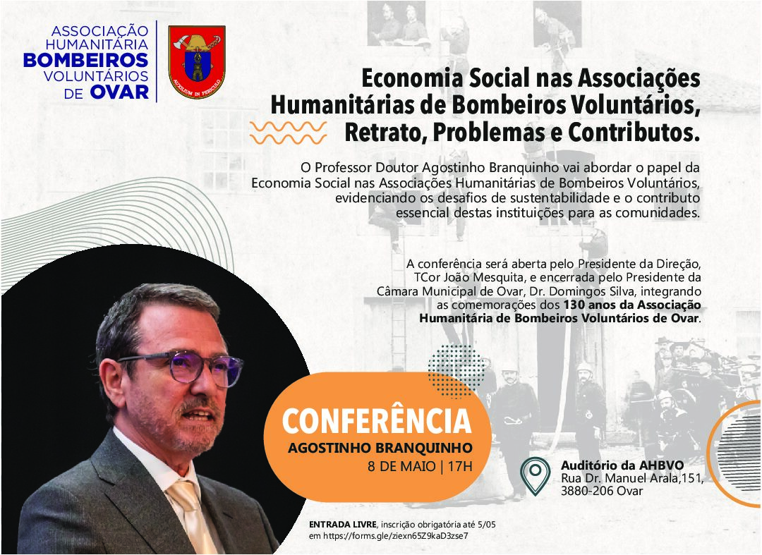Conferência nos Bombeiros de Ovar – 130 anos