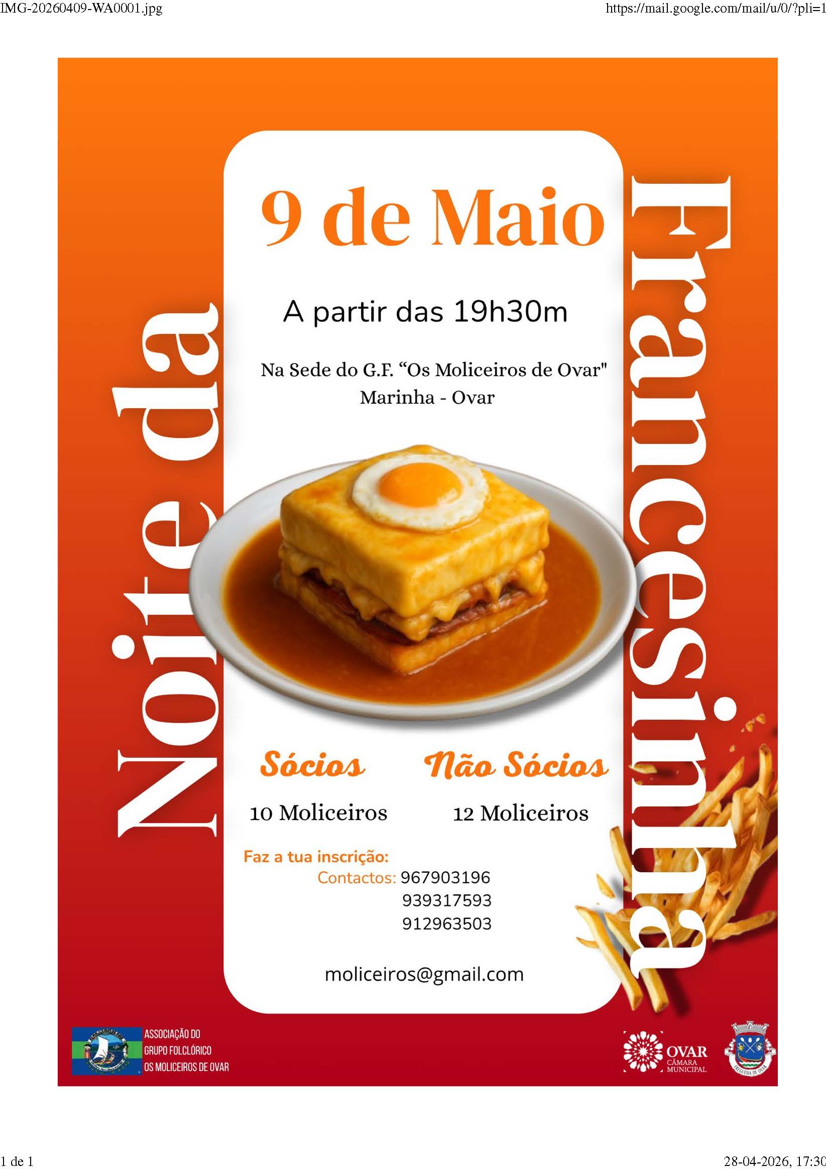 Noite da Francesinha