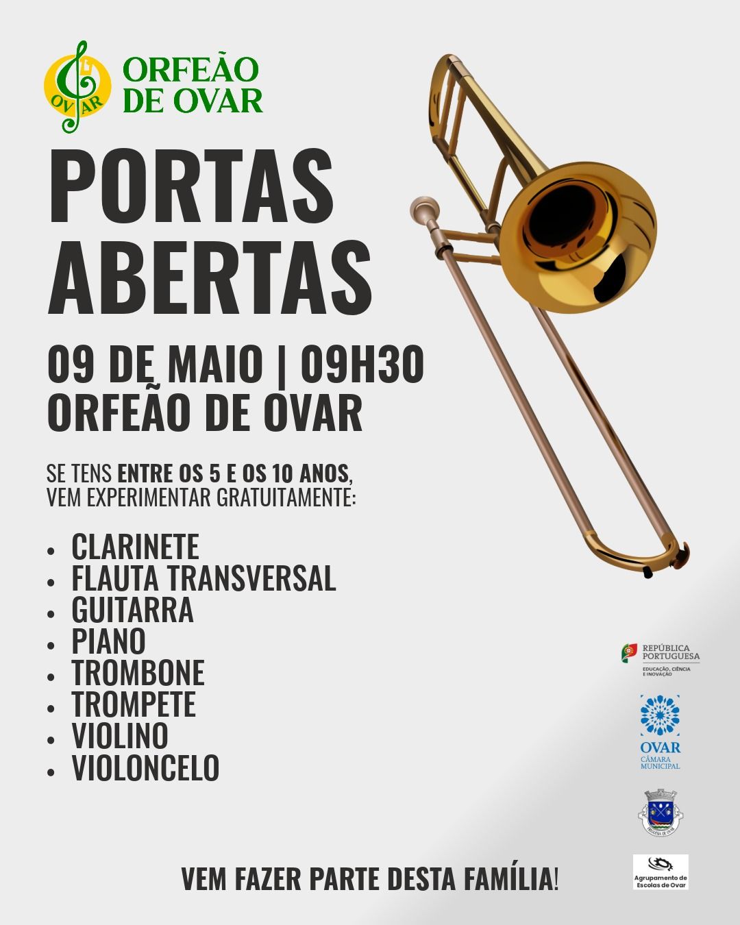 Portas abertas no Orfeão de Ovar