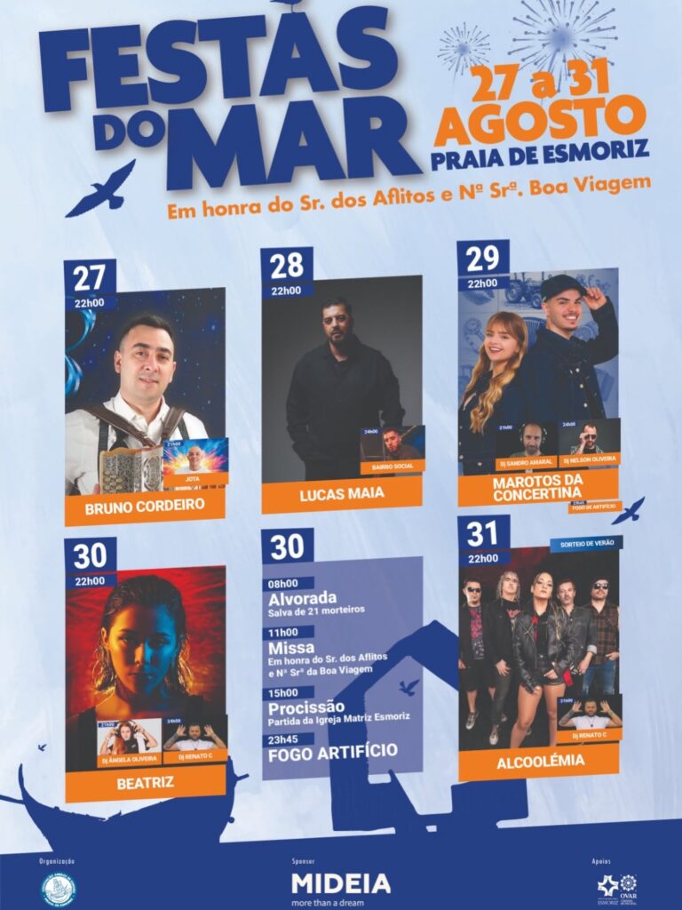 27 a 31 de Agosto | Festa do Mar| Praia de Esmoriz