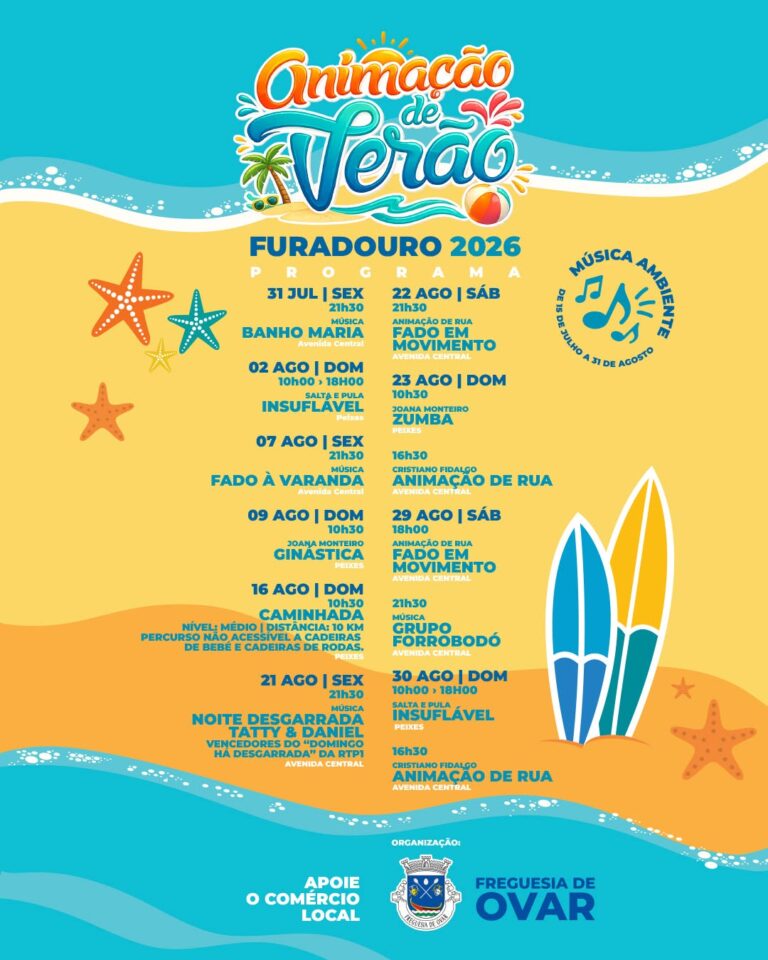 Animação de Verão 2026 no Furadouro!