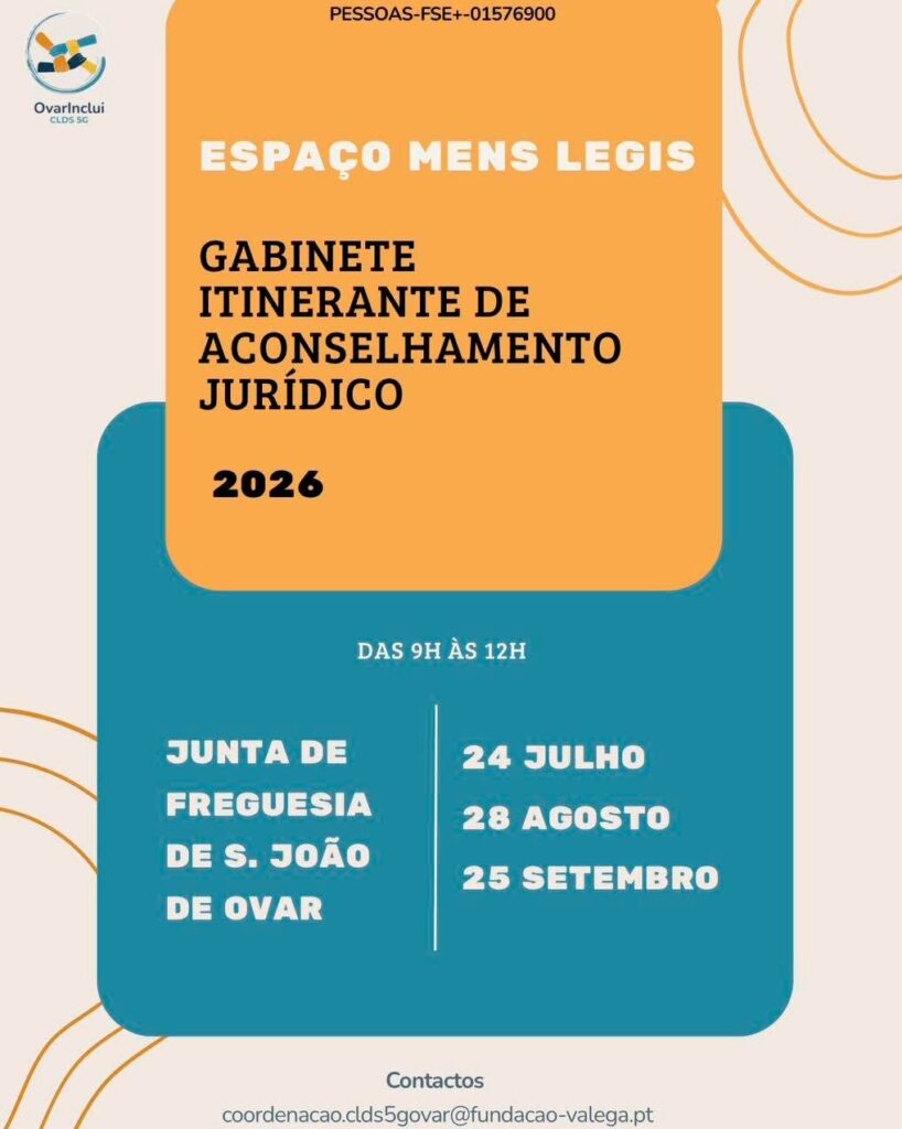 Gabinete Itinerante de Aconselhamento Jurídico | São João de Ovar